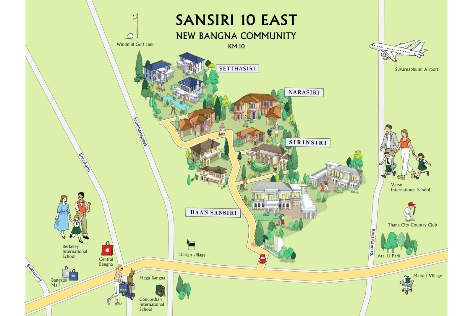 แสนสิริ ปั้น “SANSIRI 10 EAST” ลักชูรีคอมมูนิตี้ที่อยู่อาศัยบนพื้นที่ 165 ไร่ ทำเลบางนา กม.10 มูลค่า 18,000 ลบ. 