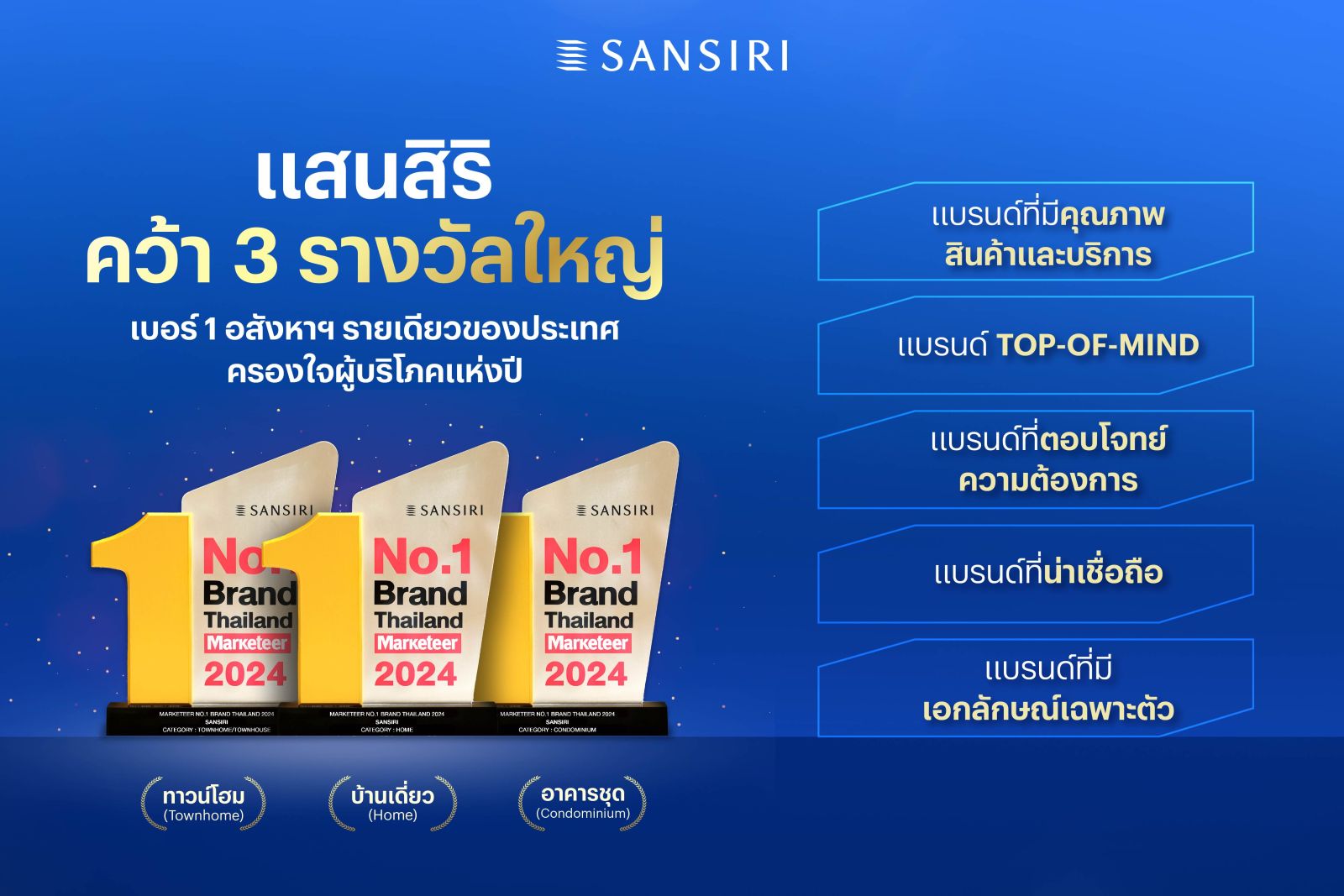 แสนสิริ ชูโมเดล “Green Supply Chain” ชวนพาร์ตเนอร์ร่วมเป็นฟันเฟืองสำคัญในการสร้างความยั่งยืน รองรับเศรษฐกิจสีเขียว