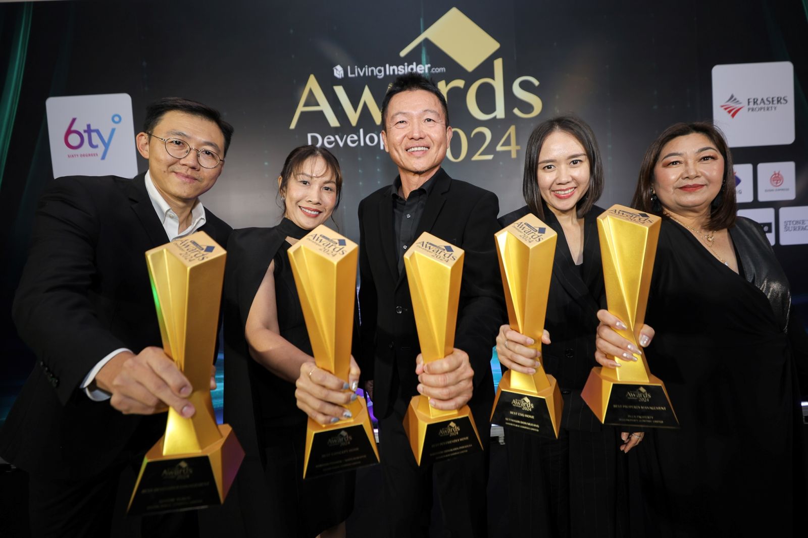 กลุ่มแสนสิริ ครองแชมป์ 5 รางวัล จากเวที “Livinginsider Developer Awards 2024” ตอกย้ำเบอร์หนึ่งเจ้าตลาดอสังหาฯ ไทย
