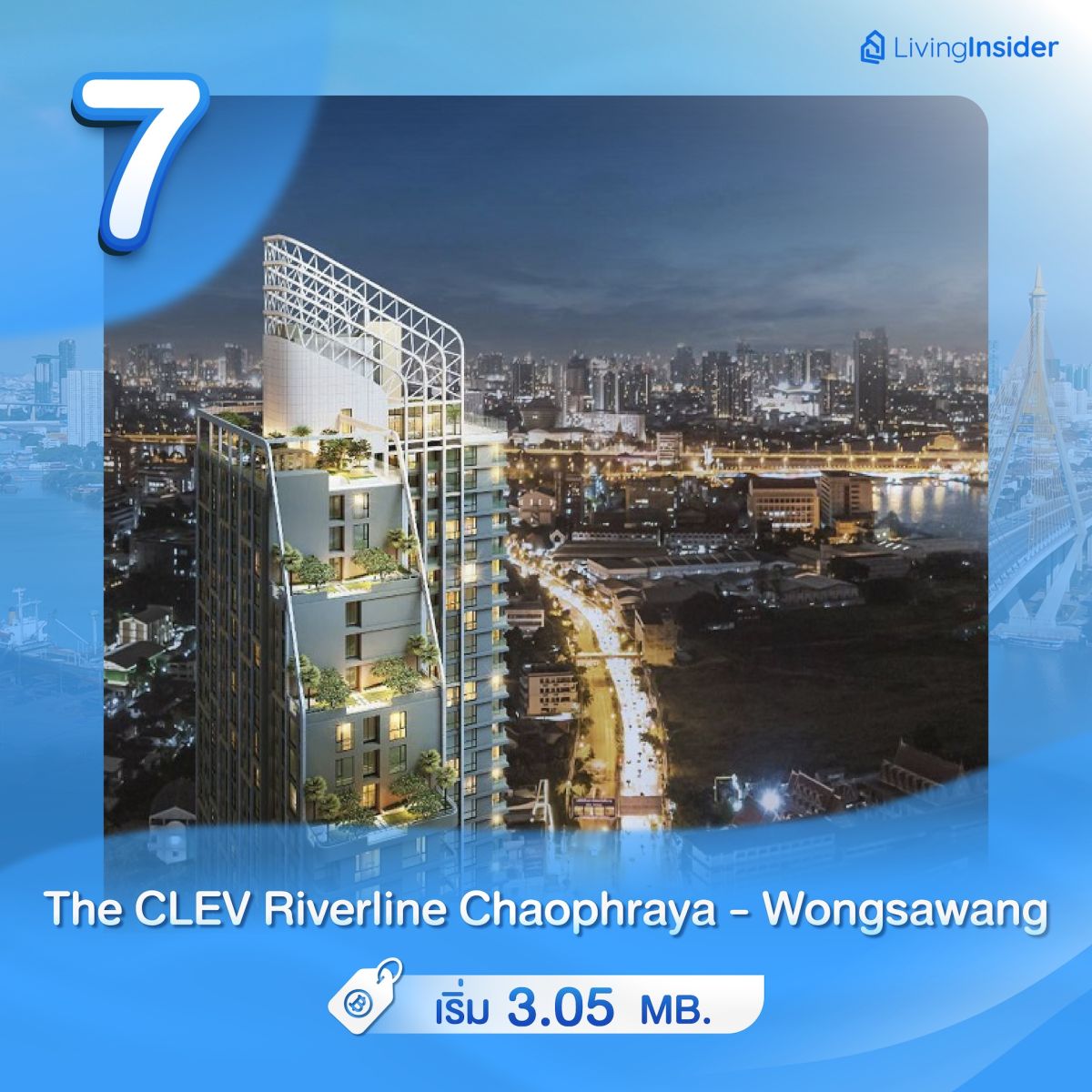 รวม 10 คอนโดวิวเเม่น้ำ ราคาเบา ๆ เริ่มต้นไม่ถึง 4 ล้าน*