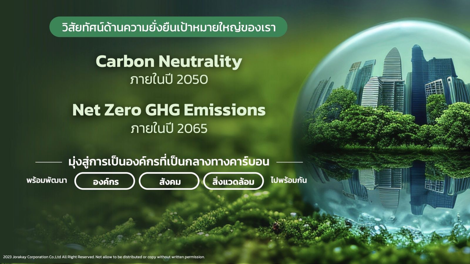  จระเข้ คอร์ปอเรชั่น ลุยต่อสู่ Net Zero! กางวิสัยทัศน์ปี 68 ดันวงการก่อสร้างสีเขียว เต็มรูปแบบ ชี้ชัดความยั่งยืนไม่ใช่เทรนด์ เผยผู้บริโภคเลือก คุณภาพ ควบคู่ ดูแลโลก