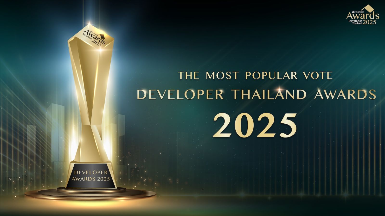 งานประกาศรางวัลแห่งปี Livinginsider Thailand Developer Awards 2025 ยกระดับมาตรฐานอสังหาริมทรัพย์แห่งประเทศไทย