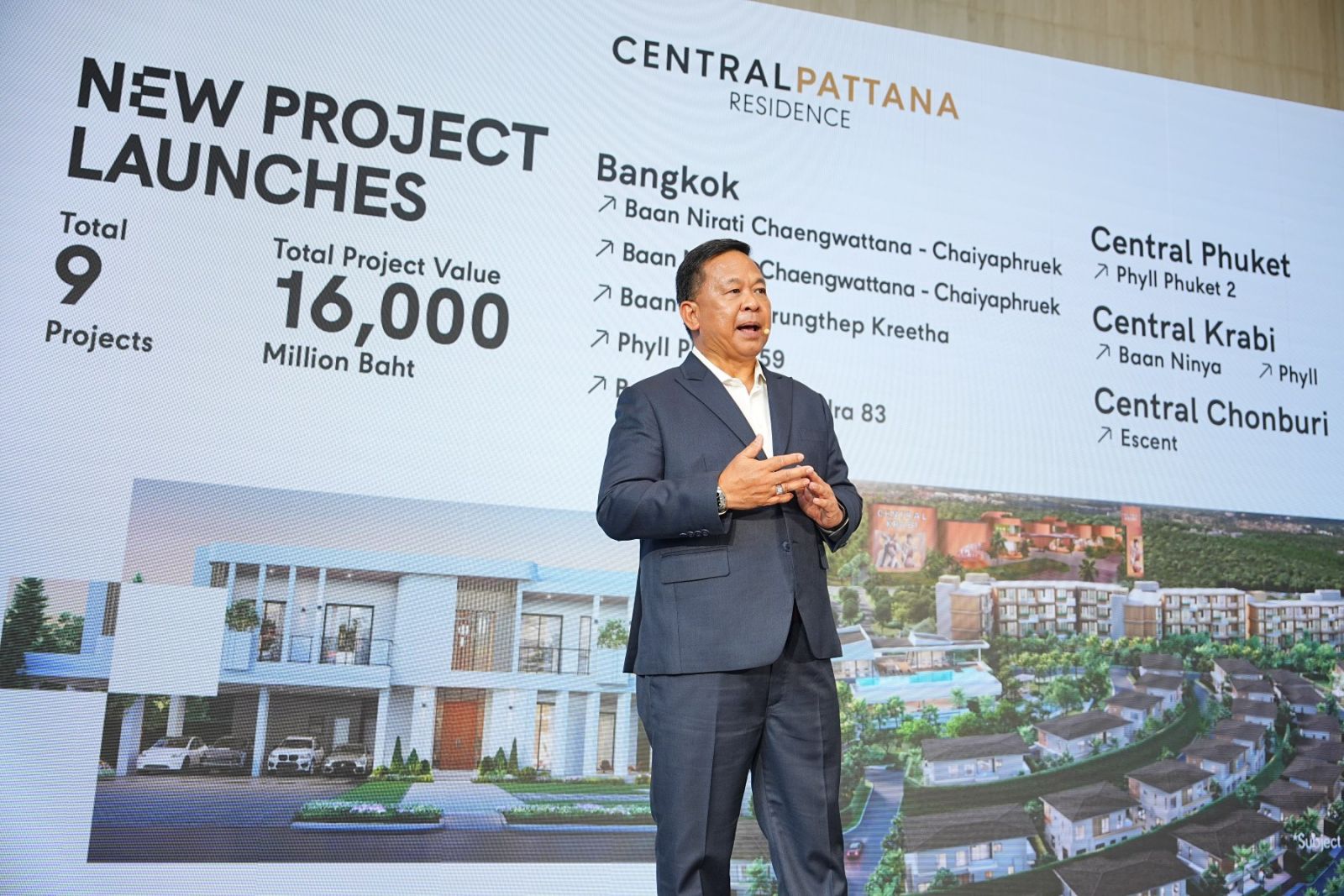 Central Pattana Residence โตต่อเนื่อง ประกาศโครงการใหม่มูลค่ารวม 16,000 ล้านบาท ชูบ้านลักชัวรี่ใหม่ “บ้านนิรดา แจ้งวัฒนะ-ชัยพฤกษ์” ย้ำแบรนด์บ้านและคอนโดฯ เซ็นทรัลแข็งแกร่ง เชื่อมต่อการใช้ชีวิตในมิกซ์ยูสคุณภาพ 