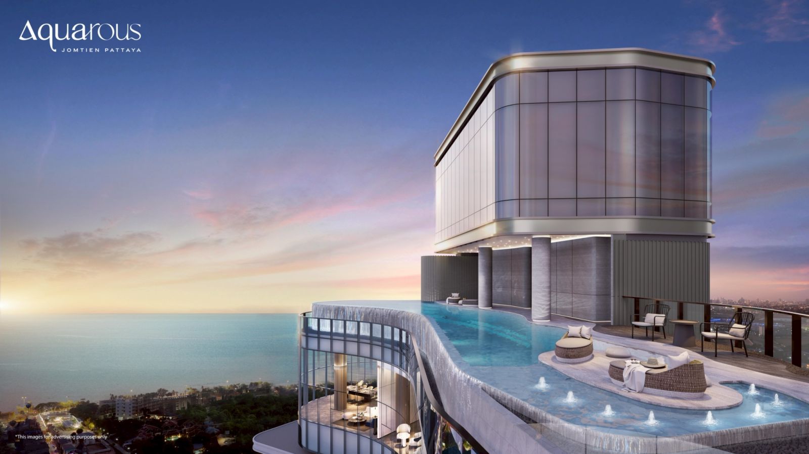 “อควารัส จอมเทียน พัทยา” เผยโฉม Penthouse เอกซ์คลูซิฟเพียง 3 ยูนิต รับวิวทะเล 270 องศา ราคาเริ่มต้น 95 ล้านบาท