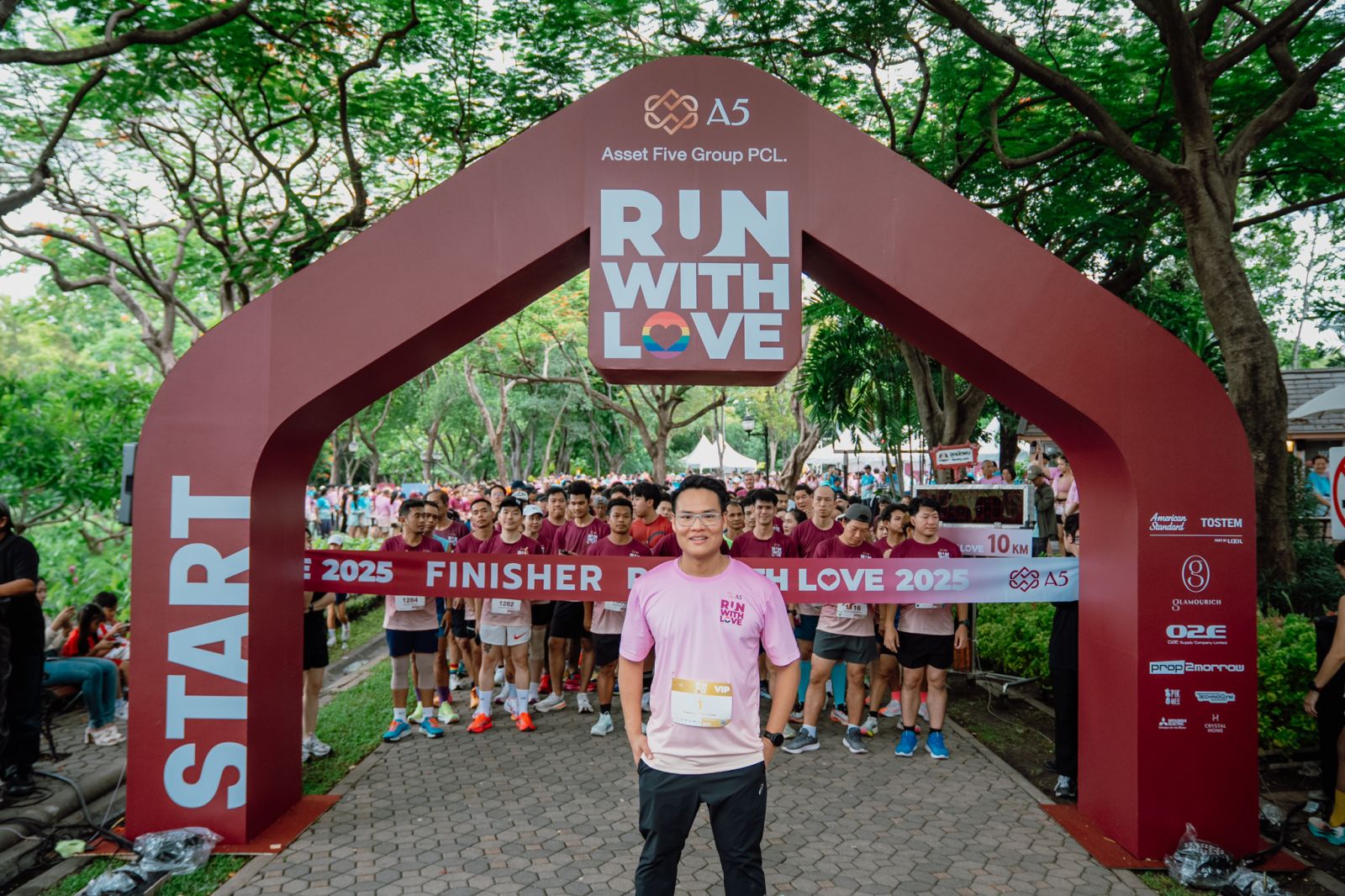 A5 จัดงาน “RUN WITH LOVE” ปี 2 รวมพลังนักวิ่ง 2,300 คน ระดมเงินบริจาค 1.28 ล้านบาท ช่วยทารกโรคหัวใจพิการ