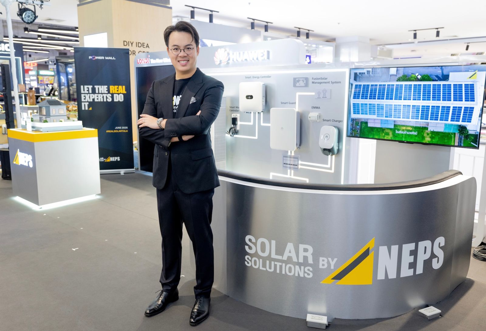 NEPS ผนึกกำลัง HUAWEI และ LONGi เปิดตัว “SOLAR SOLUTIONS by NEPS” ครั้งแรกที่เดอะมอลล์ไลฟ์สโตร์ บางแค