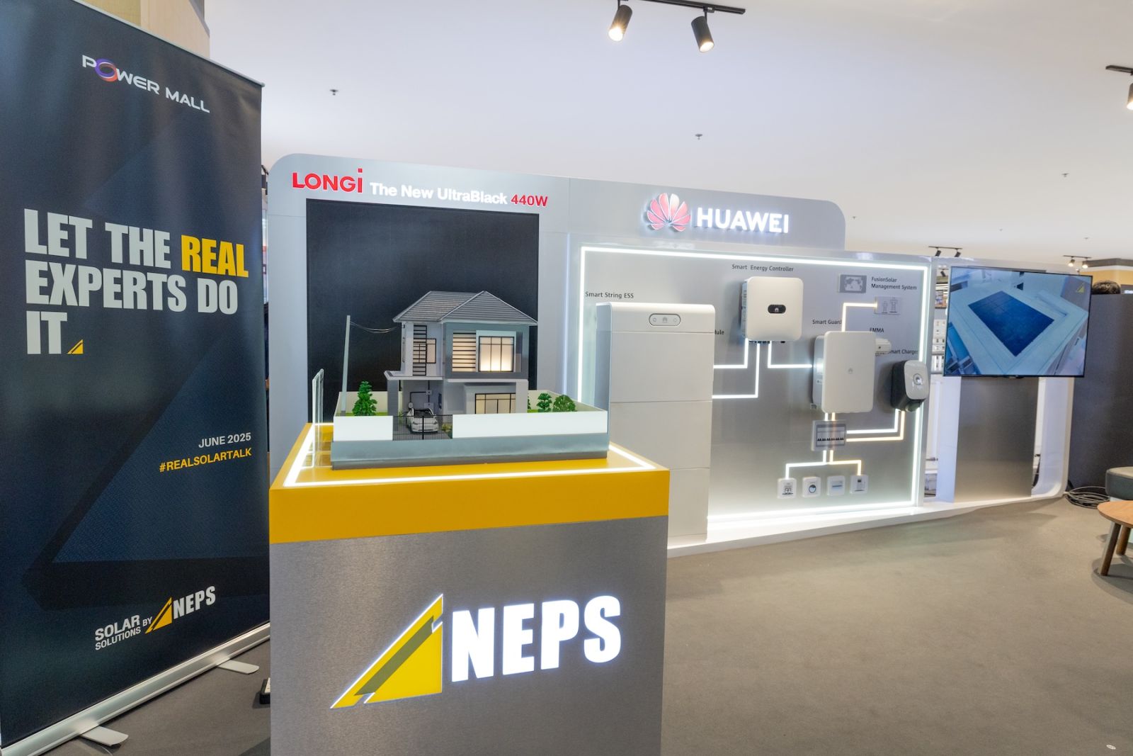 NEPS ผนึกกำลัง HUAWEI และ LONGi เปิดตัว “SOLAR SOLUTIONS by NEPS” ครั้งแรกที่เดอะมอลล์ไลฟ์สโตร์ บางแค