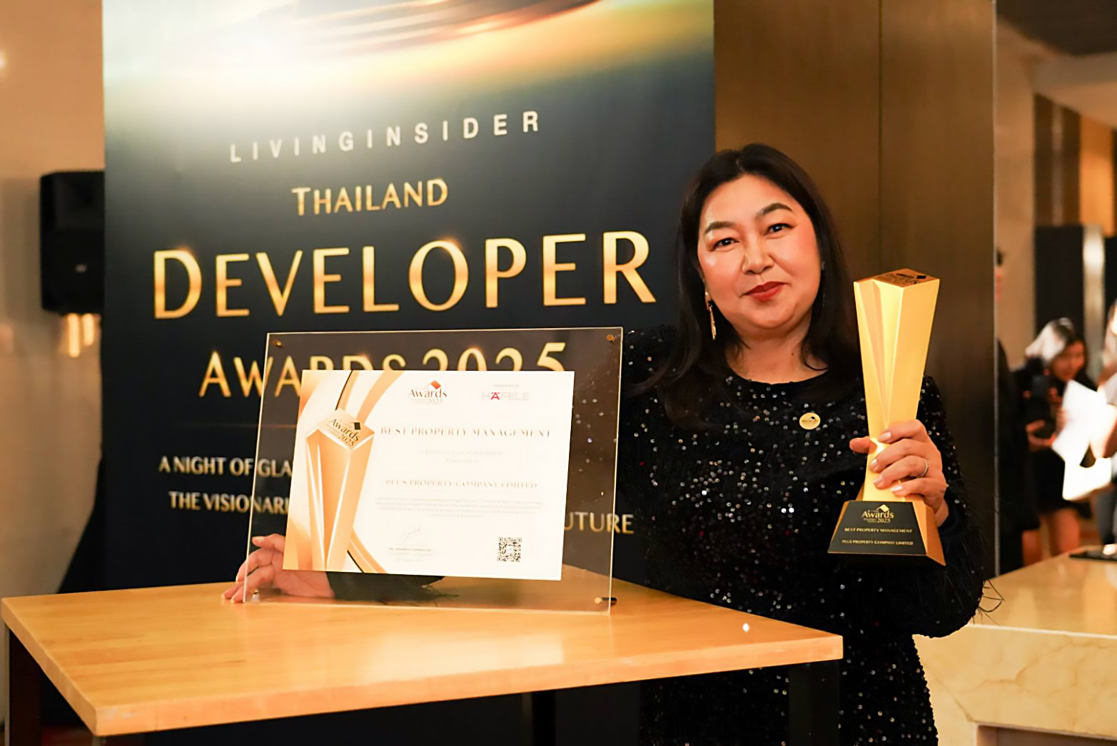 พลัส พร็อพเพอร์ตี้ คว้ารางวัล “Best Property Management” 2 ปีซ้อน จากงาน Livinginsider Thailand Developer Awards 2025