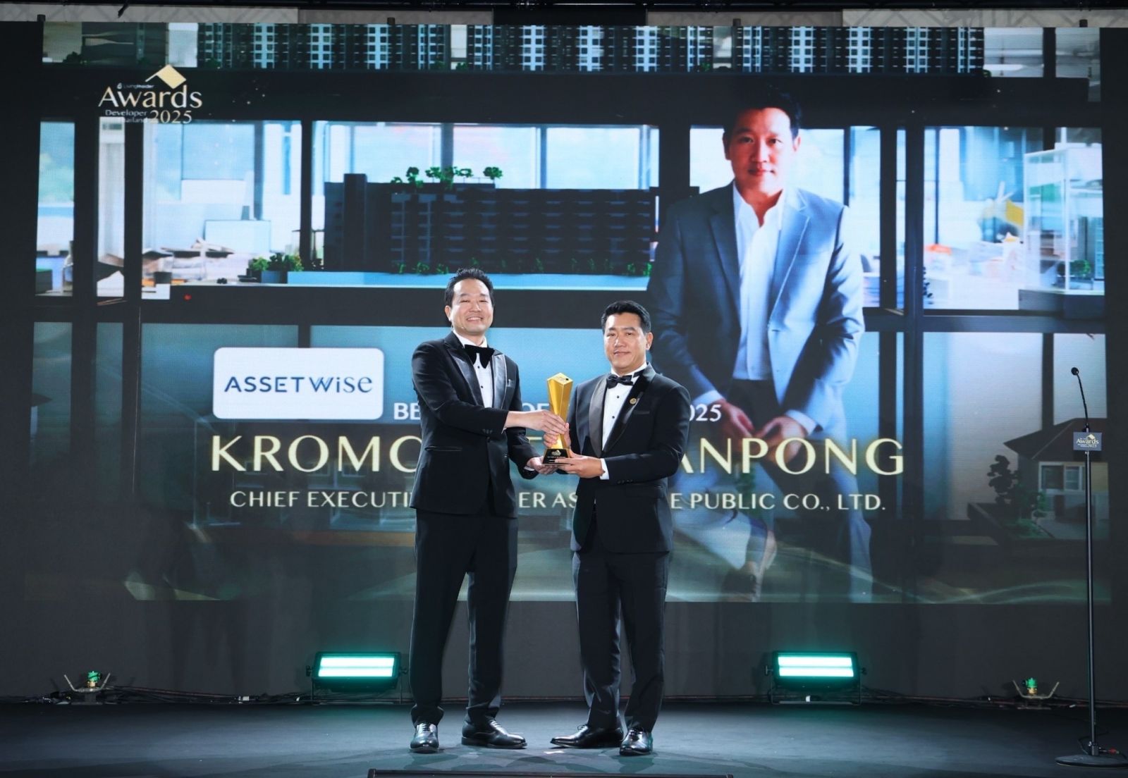 “แอสเซทไวส์” แบรนด์อสังหาฯ ที่ครองใจผู้บริโภค คว้า 5 รางวัลจาก LivingInsider Thailand Developer Awards 2025 ควบตำแหน่ง Best CEO แห่งปี 