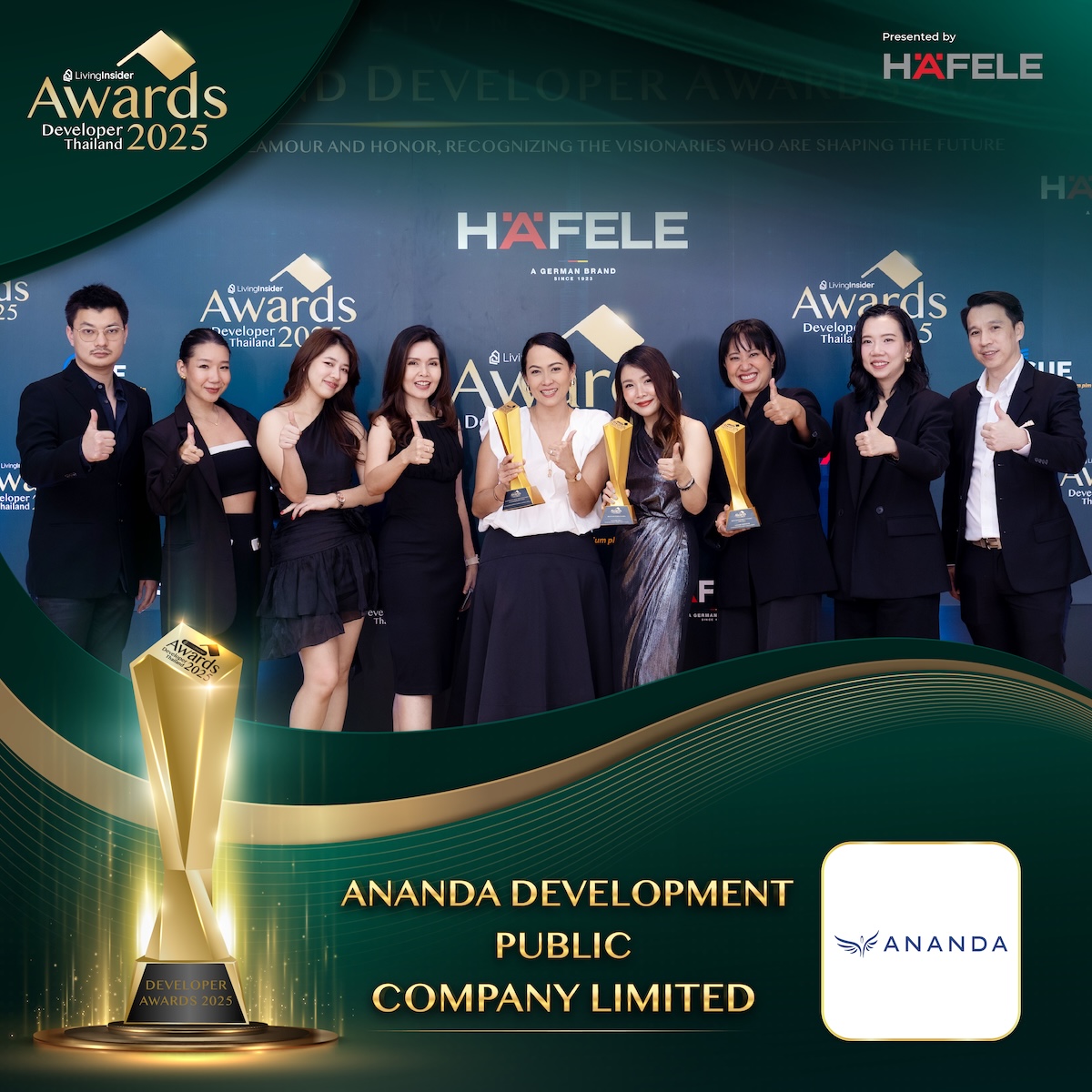 รวมสุดยอดผู้พัฒนาอสังหาฯ ไทย บนเวที LivingInsider Developer Awards 2025