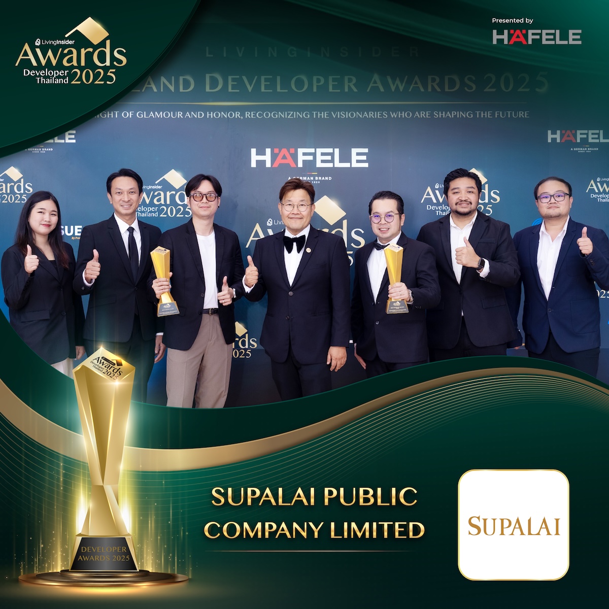 🎉 LivingInsider Thailand Developer Awards 2025 ขอแสดงความยินดีแด่สุดยอดนักพัฒนาอสังหาริมทรัพย์แห่งปี 2025
