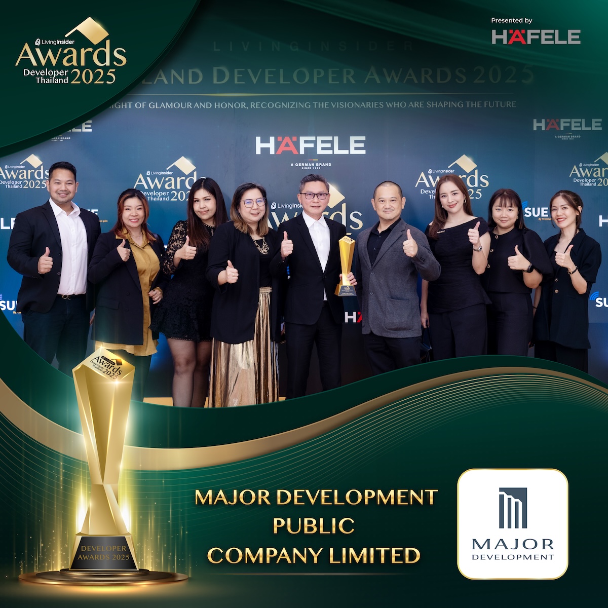 🎉 LivingInsider Thailand Developer Awards 2025 ขอแสดงความยินดีแด่สุดยอดนักพัฒนาอสังหาริมทรัพย์แห่งปี 2025