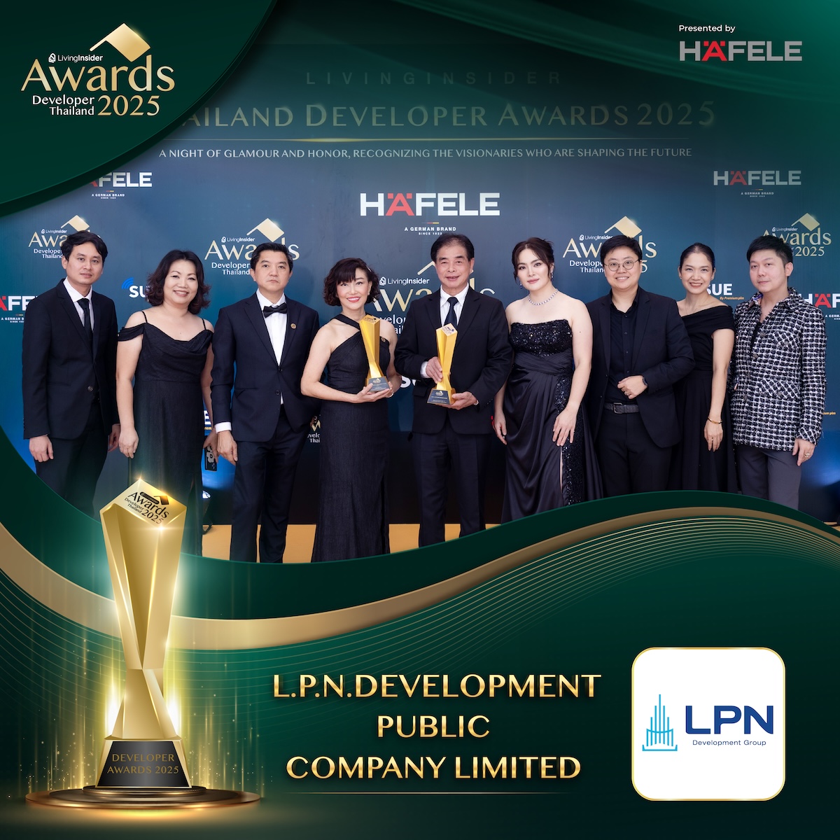 🎉 LivingInsider Thailand Developer Awards 2025 ขอแสดงความยินดีแด่สุดยอดนักพัฒนาอสังหาริมทรัพย์แห่งปี 2025