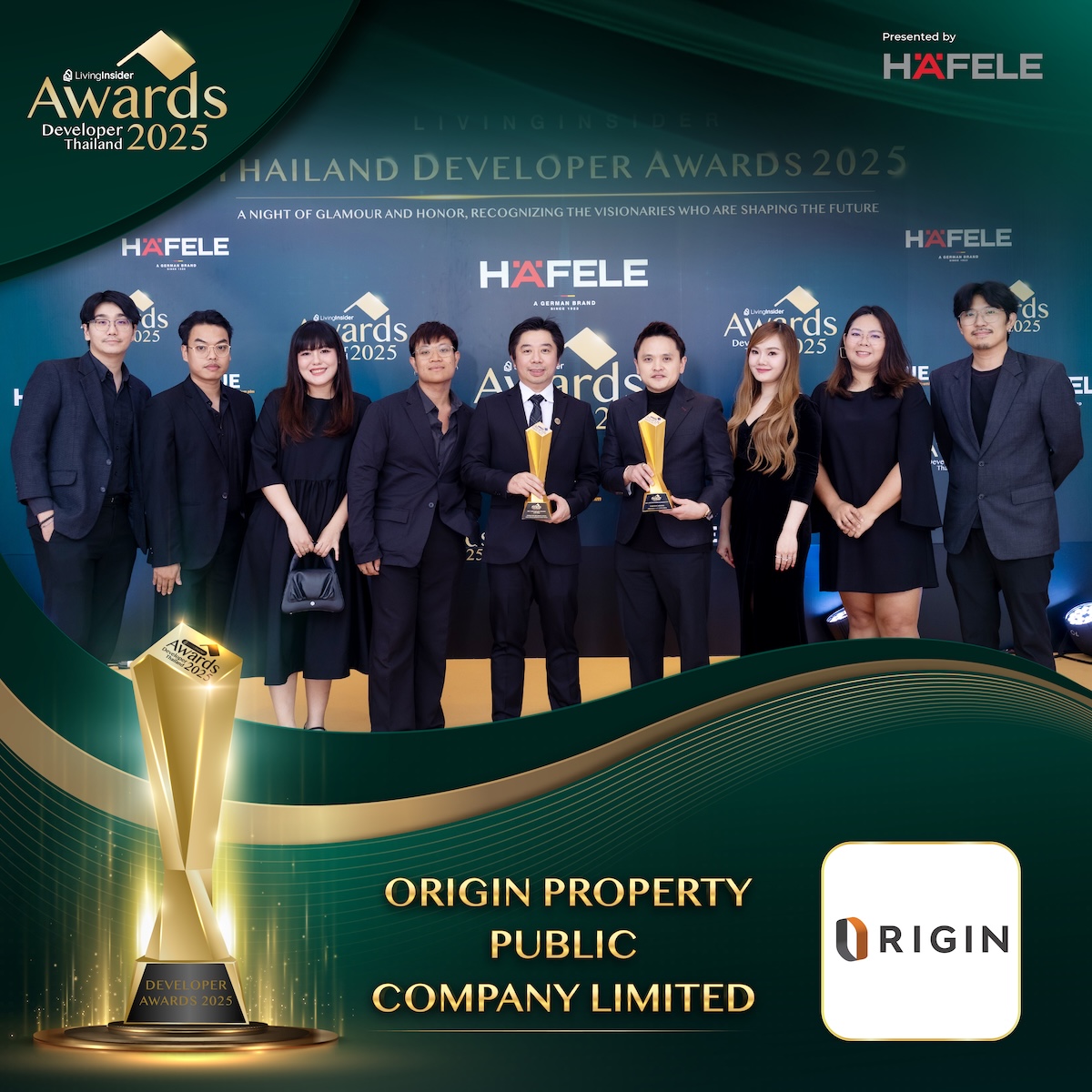 🎉 LivingInsider Thailand Developer Awards 2025 ขอแสดงความยินดีแด่สุดยอดนักพัฒนาอสังหาริมทรัพย์แห่งปี 2025