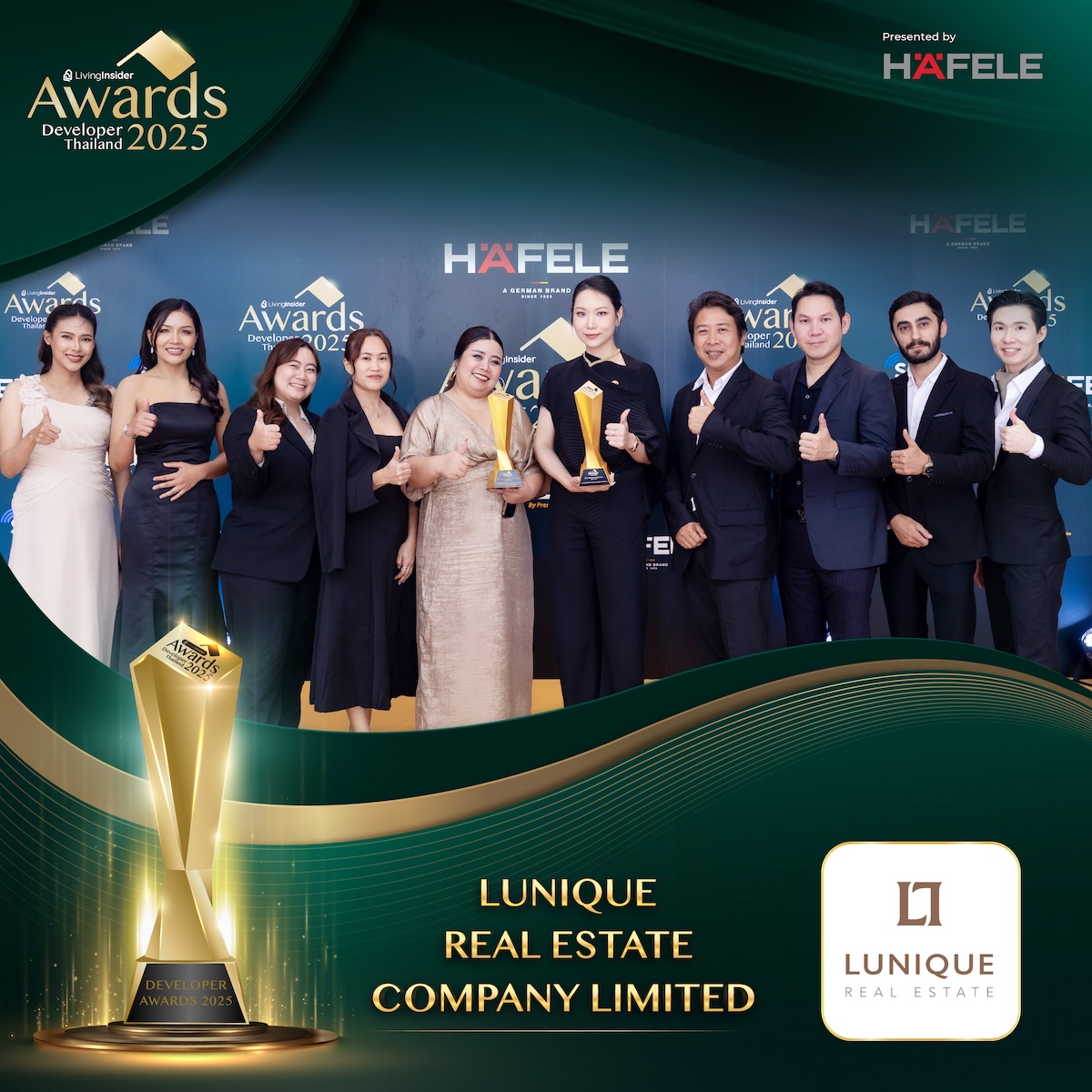 🎉 LivingInsider Thailand Developer Awards 2025 ขอแสดงความยินดีแด่สุดยอดนักพัฒนาอสังหาริมทรัพย์แห่งปี 2025