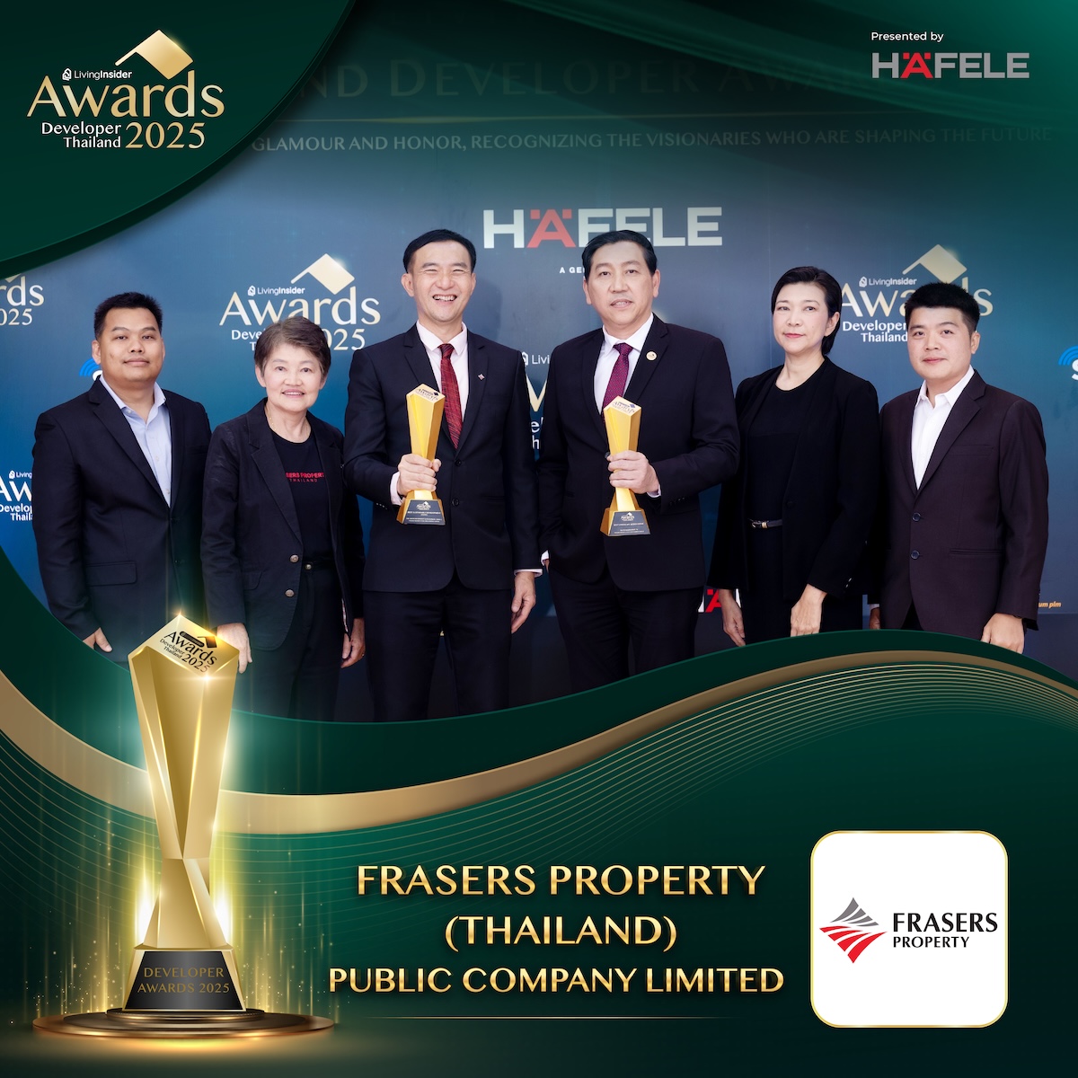 🎉 LivingInsider Thailand Developer Awards 2025 ขอแสดงความยินดีแด่สุดยอดนักพัฒนาอสังหาริมทรัพย์แห่งปี 2025