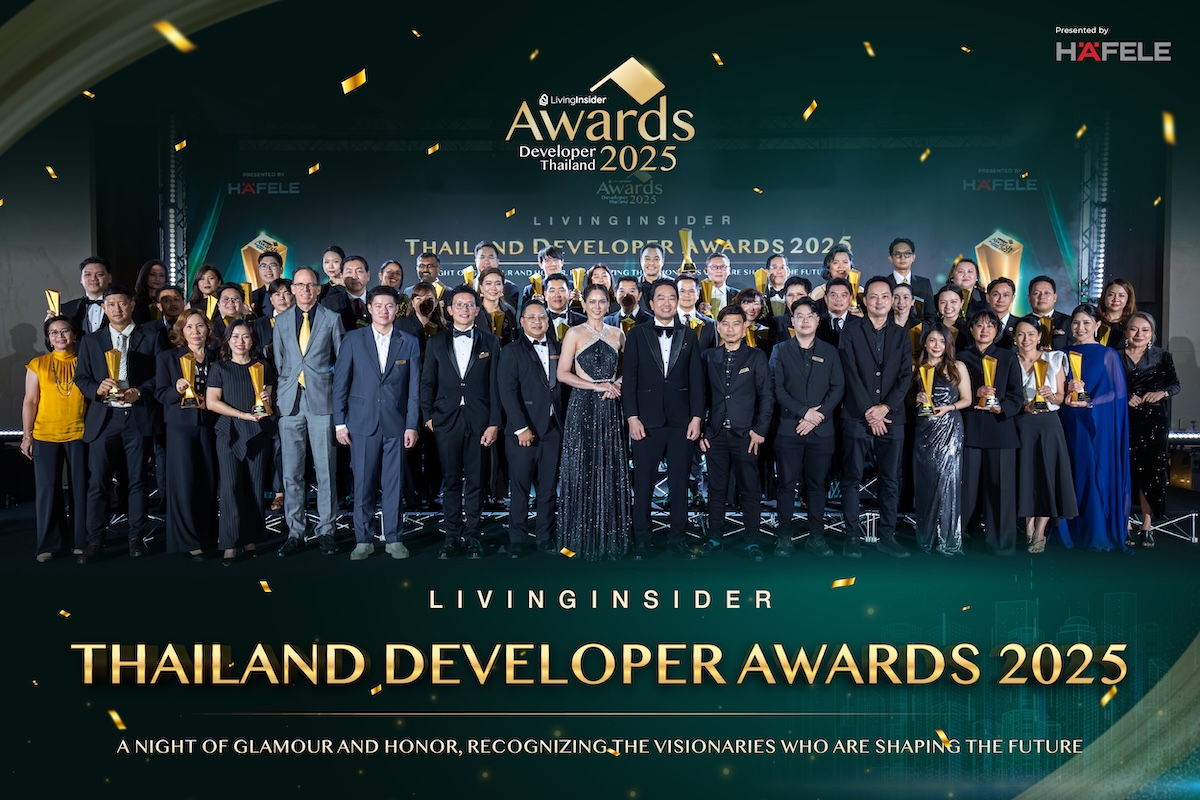 🎉 LivingInsider Thailand Developer Awards 2025 ขอแสดงความยินดีแด่สุดยอดนักพัฒนาอสังหาริมทรัพย์แห่งปี 2025