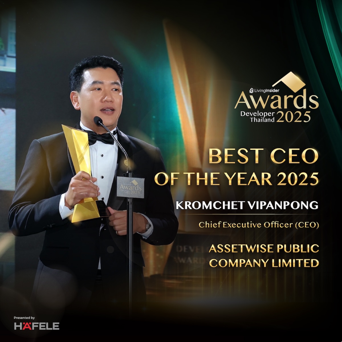 รวมสุดยอดผู้พัฒนาอสังหาฯ ไทย บนเวที LivingInsider Developer Awards 2025