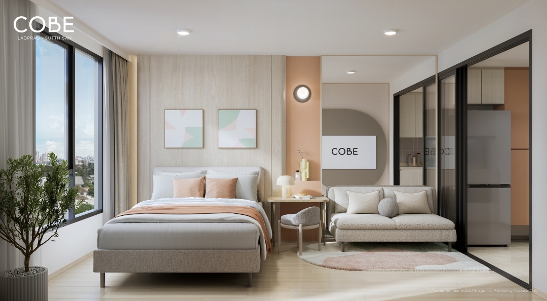 COBE ลาดพร้าว-สุทธิสาร จาก SC Asset ที่เป็นมากกว่าคอนโด แต่เป็น Community ที่ตอบโจทย์ไลฟ์สไตล์ New Gen บนทำเลเชื่อมต่อ New CBD แต่งครบ เริ่มเพียง 2 ล้านบาท*