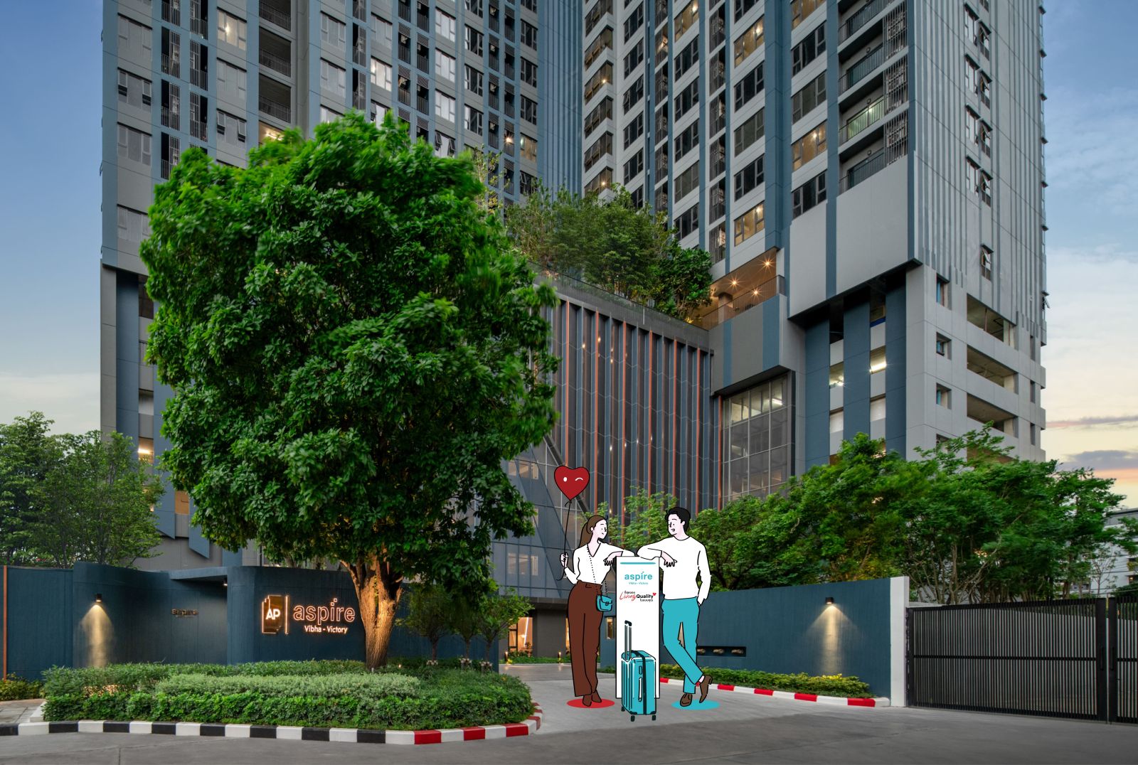 เอพี ไทยแลนด์ Grand Opening ‘ASPIRE วิภา-วิคตอรี่’   คอนโดคุณภาพพร้อมเข้าอยู่ ปรับสมดุลพลังงานชีวิต   ครบทุกคำตอบ ‘ที่สุดของ Living Quality ในแบบคุณ’     