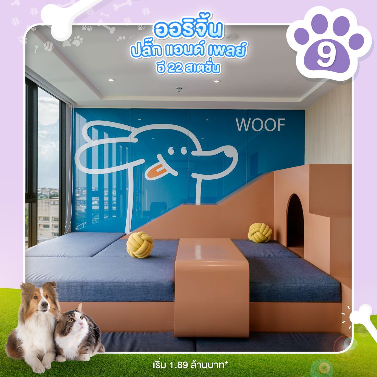 อัปเดต 10 คอนโดเลี้ยงสัตว์ได้ อยู่สบายทั้งเจ้านายและทาส