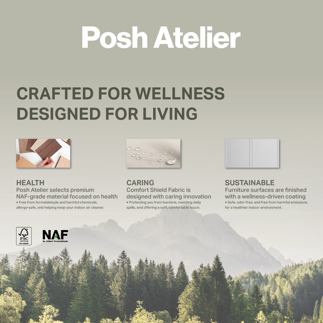 เอสบี ดีไซน์สแควร์ เจาะกลุ่มคนรุ่นใหม่ที่ใส่ใจสุขภาพ ส่ง “Posh Atelier” ยกระดับตลาดเฟอร์นิเจอร์ไทยสู่การใช้ชีวิตยั่งยืน