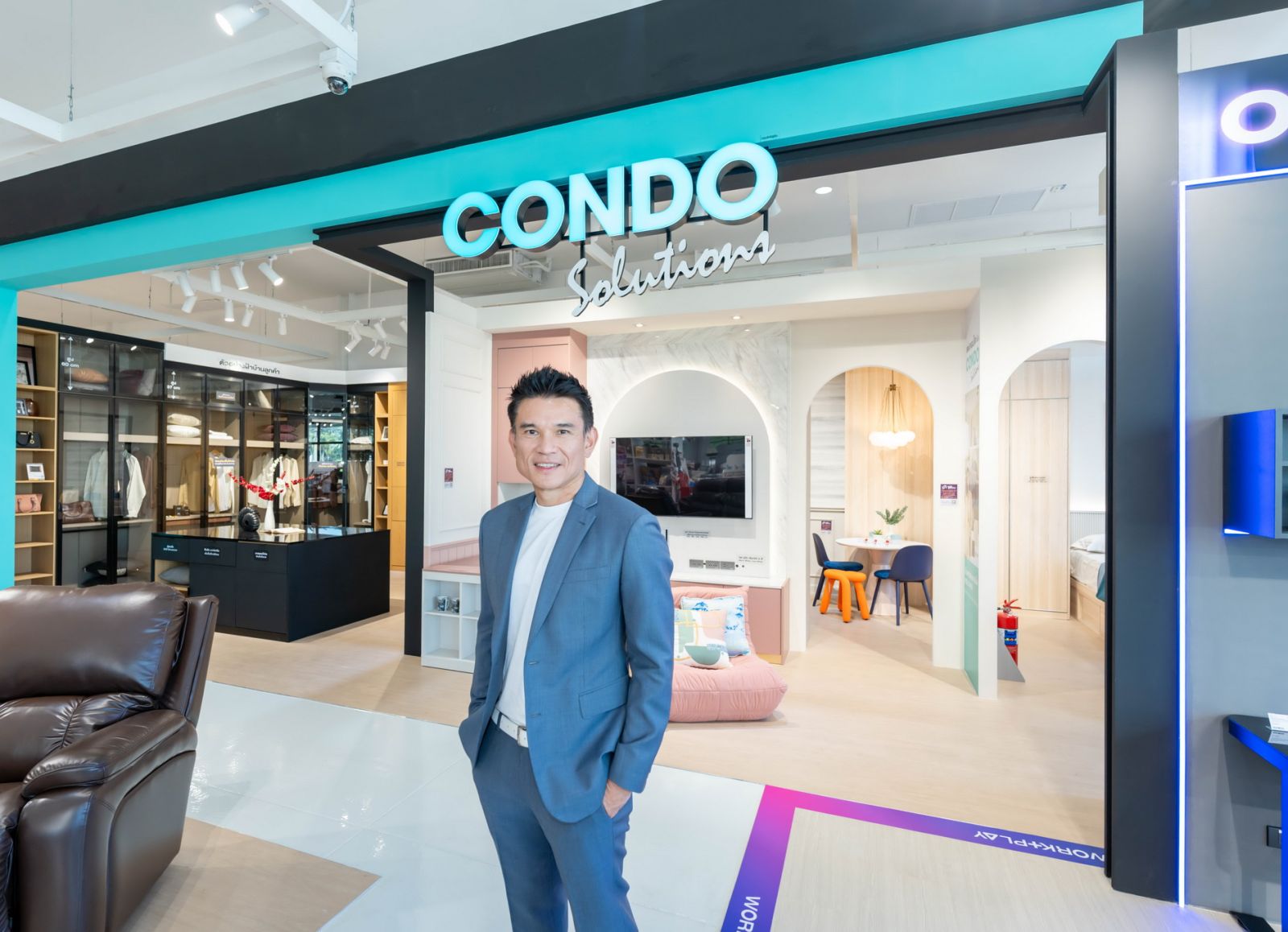 เอสบี ดีไซน์สแควร์ เปิดตัว “Condo Solutions Pop Up Store” สาขา บีทีเอส อารีย์ เจาะฐานลูกค้า Premium Urban Living ตอบโจทย์คนเมืองยุคใหม่ ด้วยบริการออกแบบคอนโดครบวงจรที่เข้าถึงได้ง่าย พร้อมโปรโมชัน 2 ต่อสุดคุ้ม 