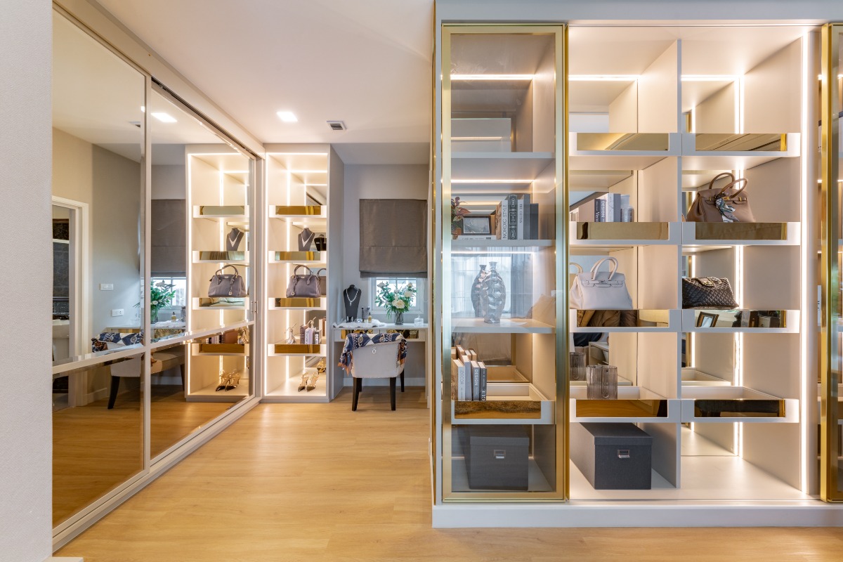 ตัวอบ่างห้องนอน ในบ้านโครงการแกรนดิโอ รัตนาธิเบศร์