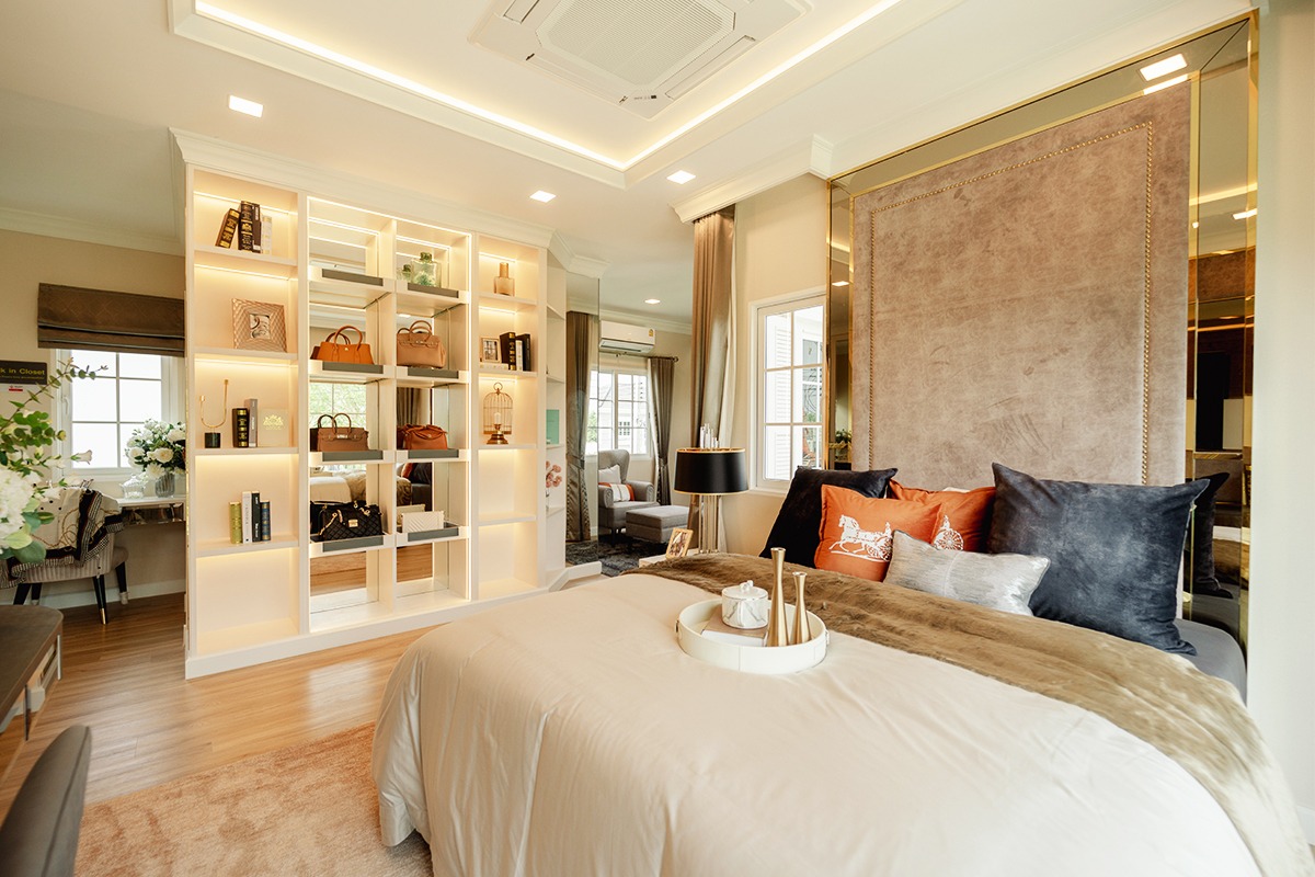 ห้องนอนใน บ้านโครงการ Prestige Future Rangsit