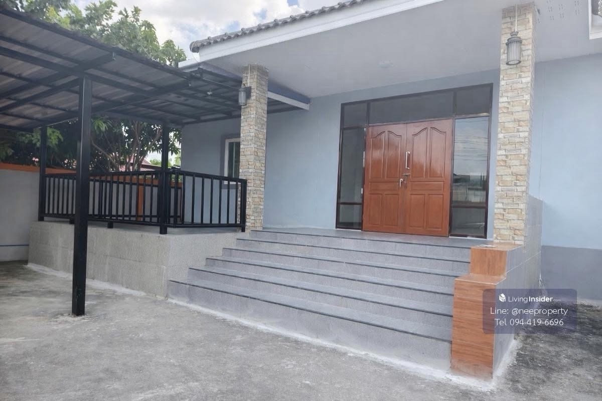 ให้เช่าบ้านลาดกระบัง สุวรรณภูมิ : บ้านเดี่ยวให้เช่า ซอยลาดกระบัง14/1 หลังใหญ่ เป็นส่วนตัว 