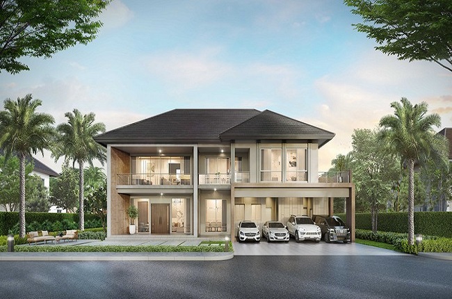 รวมประกาศ ขายบ้านบ้านเดี่ยวบ้านมือสอง เดอะ ปาล์ม บางนา - วงแหวน