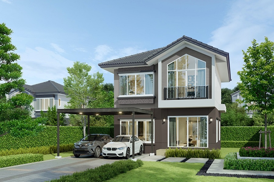 รวมประกาศ ให้เช่าบ้านบ้านเดี่ยวบ้านมือสอง ปาล์มวิลล์ เทพารักษ์