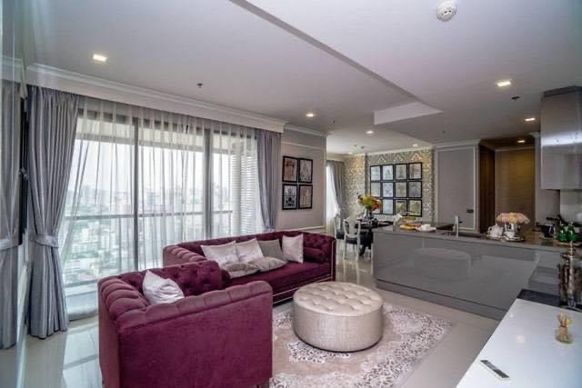ให้เช่าคอนโดราชเทวี พญาไท : Pet-Friendly for rent 3 bedrooms 2 baths high floor