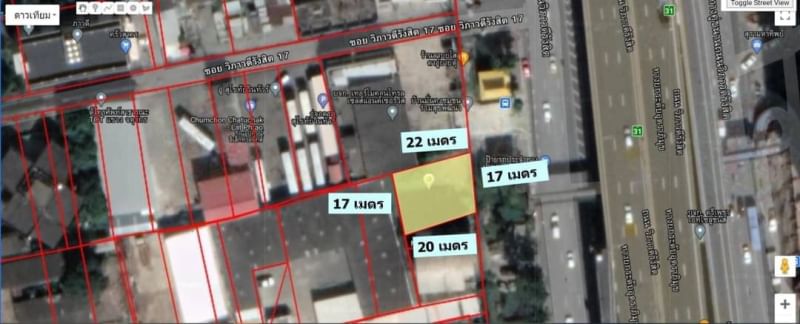 ขายที่ดินวิภาวดี ดอนเมือง หลักสี่ : ที่ดิน 91 ตรว. ทำเลเทพ ✨ ติดถนนใหญ่ ปากซอยวิภาวดี 17 เหมาะสร้างออฟฟิศ สำนักงาน ร้านค้า คลินิก / Land Viphavadee 17 (FOR SALE) T530