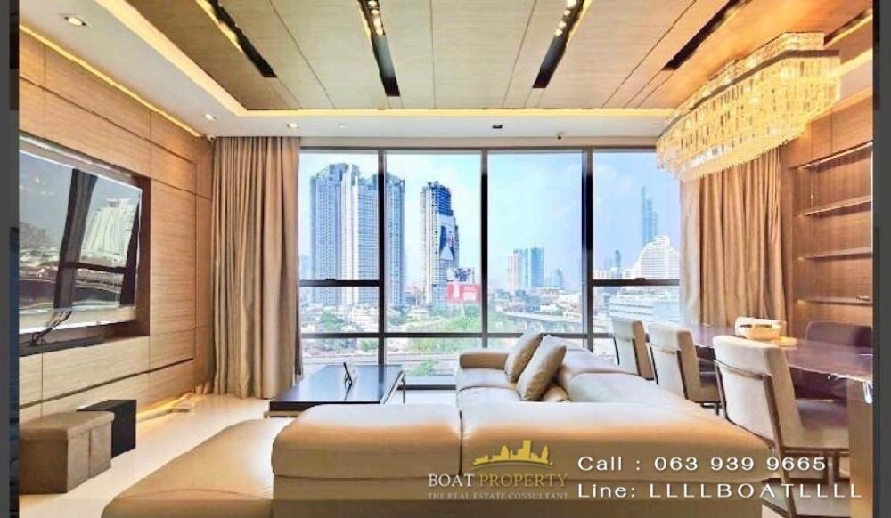 ให้เช่าคอนโดสาทร นราธิวาส : For Rent📍The Bangkok Sathorn🛁3 Bed 2Bath 📞0639399665