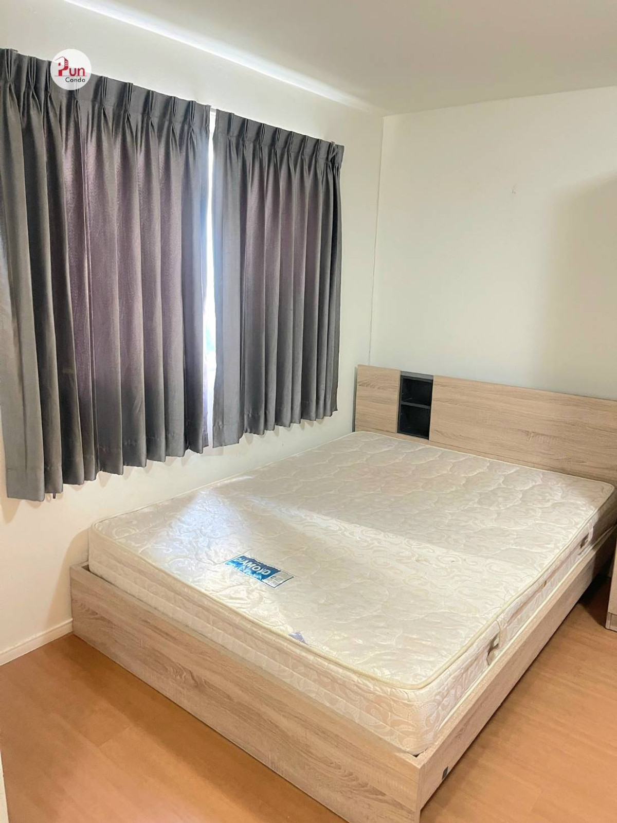 For RentCondoPathum Thani,Rangsit, Thammasat : Room for rent, Lumpini Rangsit, with air-conditioner, curtain, water heater Ready to move in