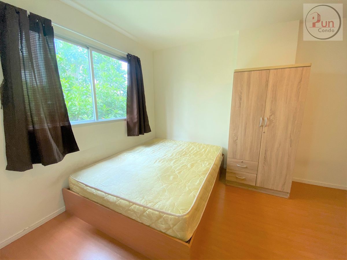 For RentCondoPathum Thani,Rangsit, Thammasat : Room for rent, Lumpini Rangsit, with air-conditioner, curtain, water heater Ready to move in
