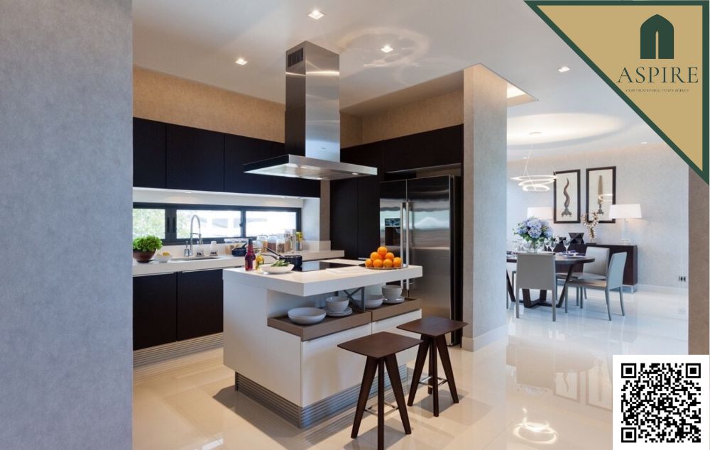 For SaleHouseRama9, Petchburi, RCA : [For Sale] PARC PRIVA, Luxury 3 Storeys Detached House, Behind the Corner of Rama 9, Ratchada, Huay Kwang, Near MRT Convenient Transportation
