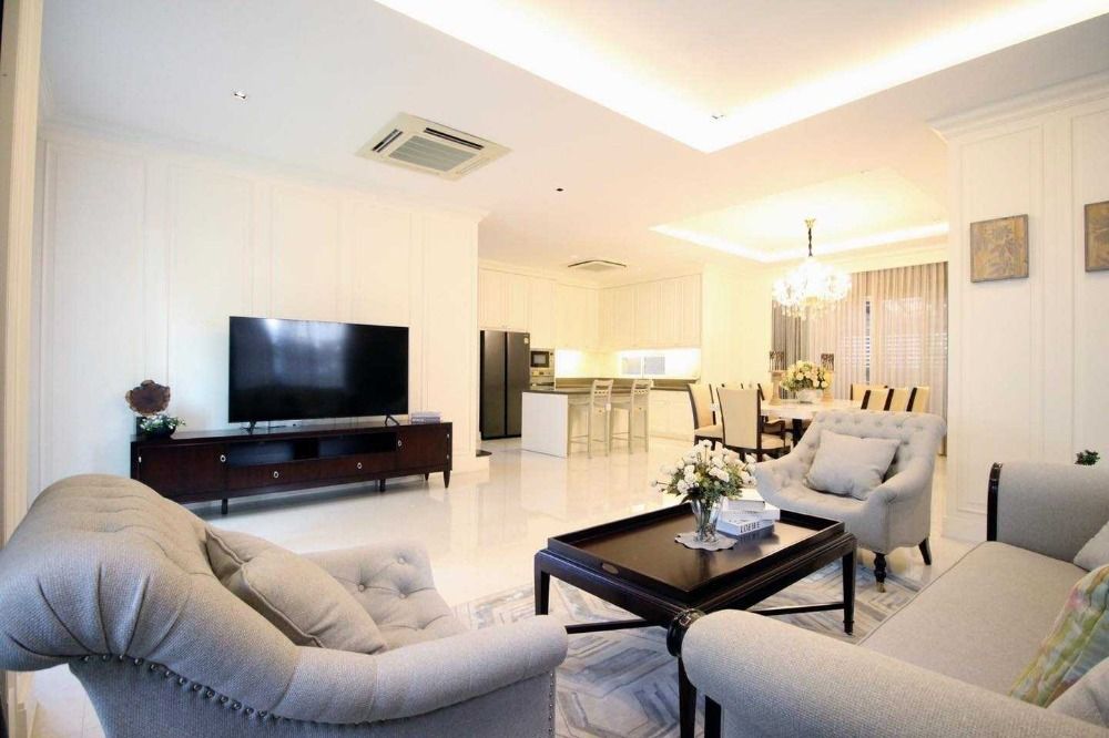 ให้เช่าบ้านบางนา แบริ่ง ลาซาล : บ้านเดี่ยวสุดหรู หมู่บ้านนาราสิริ บางนา