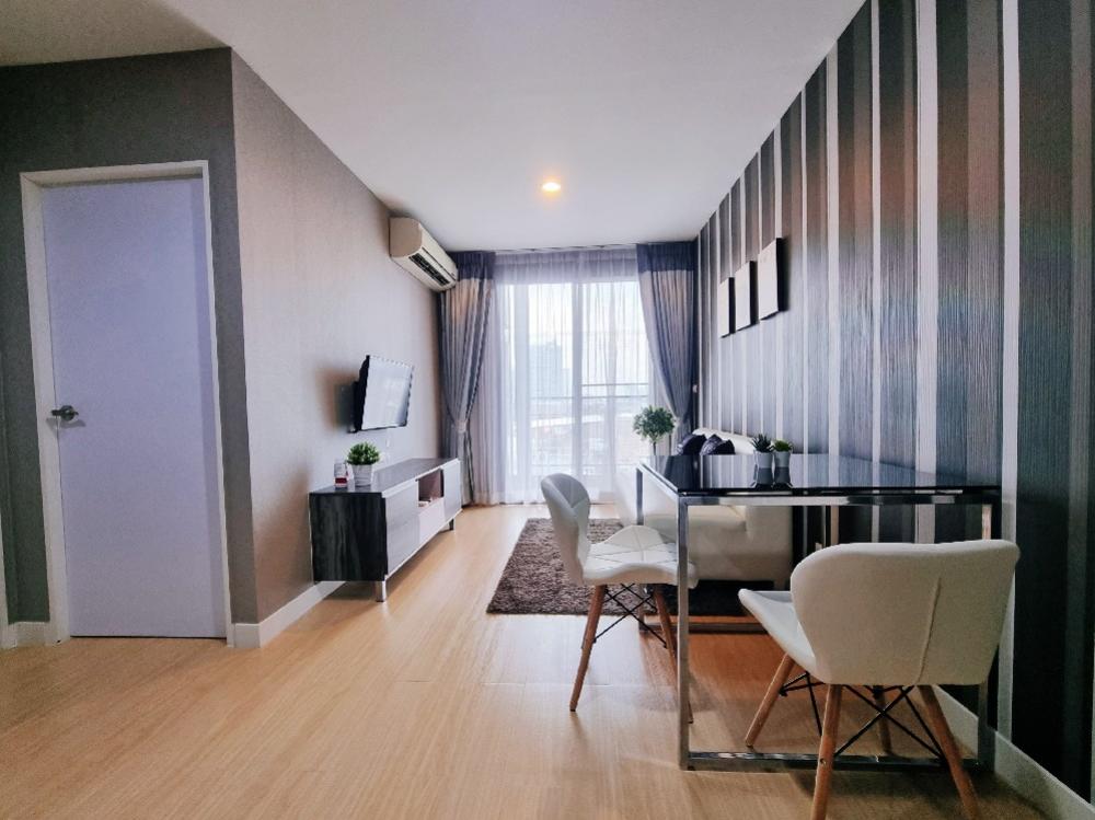 ขายคอนโดบางนา แบริ่ง ลาซาล : ขายพร้อมผู้เช่า!! คอนโด Voque place ใกล้รถไฟฟ้าแบริ่ง เพียง 350 เมตรจากรถไฟฟ้า ชั้น7 วิวเมือง ไม่บล๊อควิว ขนาด 33.76 ตร.ม. (ต่อรองราคาได้)