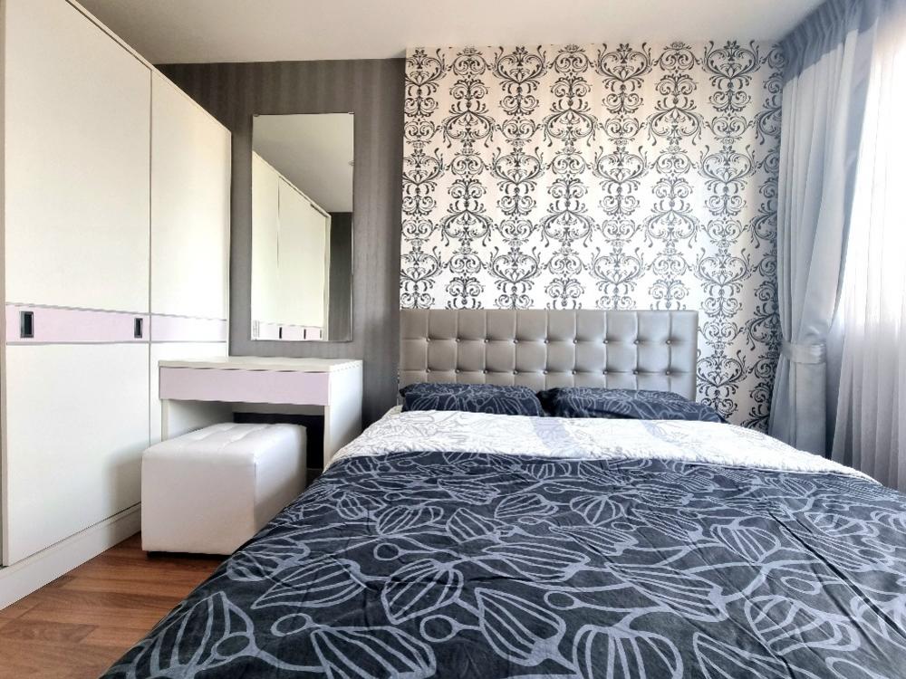 ขายคอนโดบางนา แบริ่ง ลาซาล : ขายพร้อมผู้เช่า!! คอนโด Voque place ใกล้รถไฟฟ้าแบริ่ง เพียง 350 เมตรจากรถไฟฟ้า ชั้น7 วิวเมือง ไม่บล๊อควิว ขนาด 33.76 ตร.ม. (ต่อรองราคาได้)