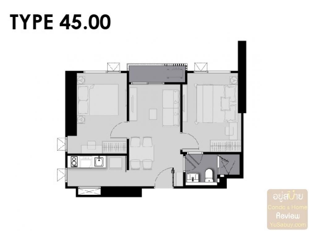 ให้เช่าคอนโดพระราม 9 เพชรบุรีตัดใหม่ RCA : 🔥ให้เช่าด่วน คุ้มสุดๆ🔥คอนโดไลฟ์ อโศก-พระราม 9 (2 ห้องนอน 45 ตรม. ตกแต่งพร้อมอยู่ ใกล้ MRT พระราม 9 - ฟอร์จูน  - เซ็นทรัลพระราม 9)