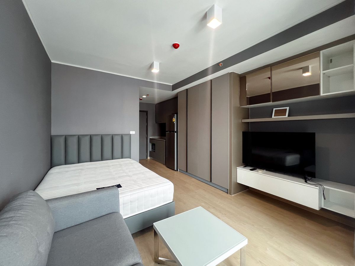 For RentCondoOnnut, Udomsuk : 🔥 For [Rent] 🔥  [ Ideo S93 ] - only 13k !! Studio room / Fully furnished++, high floor with unblockable view. close to BTS Bangchak🔥