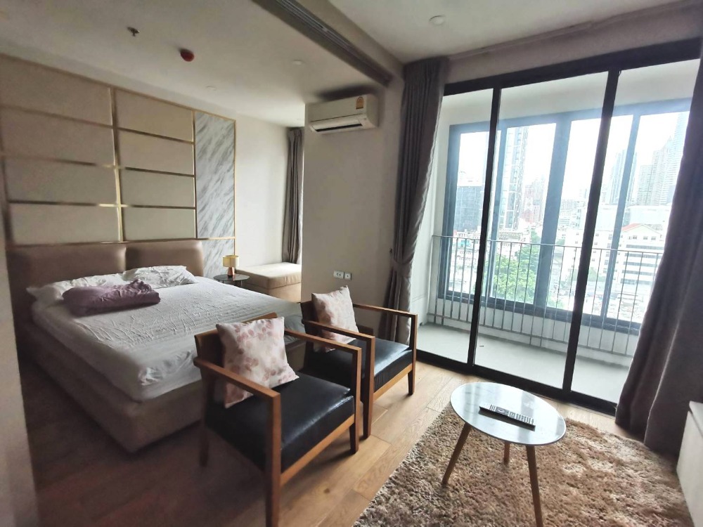 For RentCondoRatchathewi,Phayathai : 1 bedroom for rent at Q Chidlom, size 47 sq.m., Fully furnished. Ready to move in