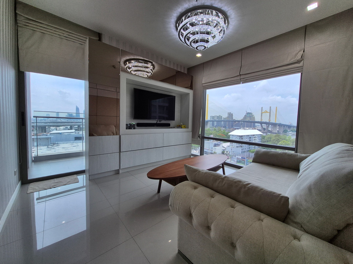 For RentCondoRama3 (Riverside),Satupadit : Room for Rent⭐StarView Rama 3⭐Luxury Condo 2 Bedroom⭐River View⭐78 Sq.m⭐Rama 3 rd.