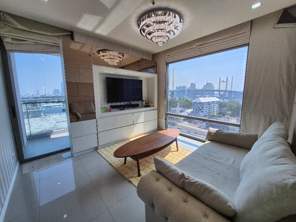 For RentCondoRama3 (Riverside),Satupadit : Star View⭐Luxury Condo 2 Bedroom⭐River View⭐78 Sq.m⭐Rama 3 rd.