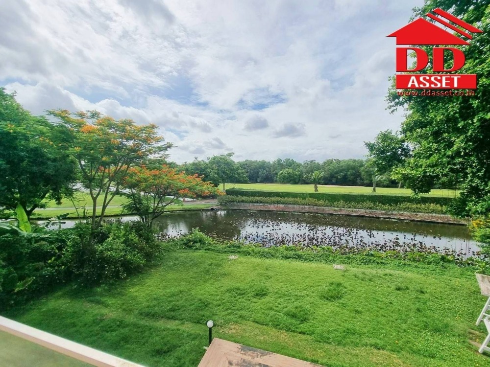 For SaleHouseLadkrabang, Suwannaphum Airport : Luxury 3-storey house for sale with elevator ​in the Royal Golf Ladkrabang golf course Beautiful house, golf course view, ready to move in The Royal Golf & Country Club