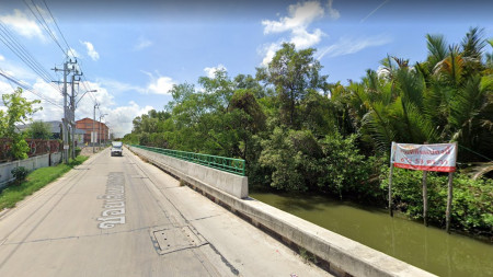 For SaleLandSamut Prakan,Samrong : Land for sale, purple layout, 6-0-53 rai, Soi Liap Klong Suai, Pracha Uthit, Wat Khu Sang, Suksawat 84, suitable for factories, warehouses, offices, companies