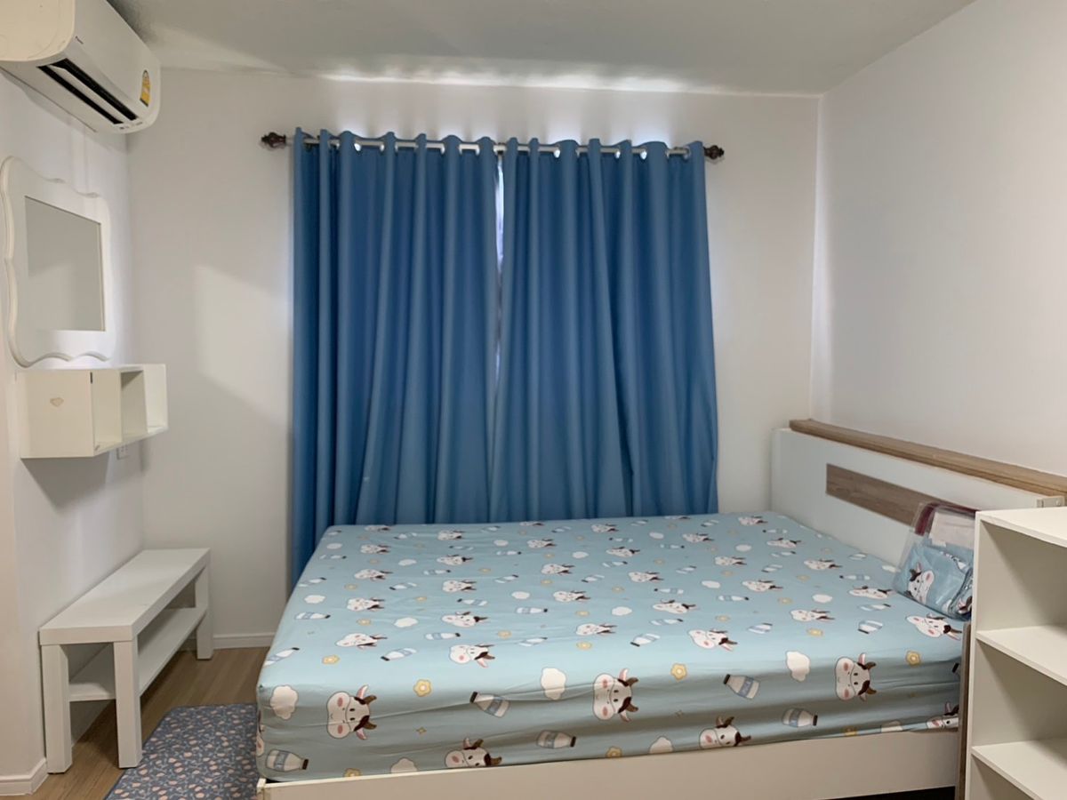 For RentCondoLadkrabang, Suwannaphum Airport : 🛟Condo for rent, Lumpini Condo Town Romklao Suvarnabhumi, near Airport link Lat Krabang-Suvarnabhumi Airport, beautiful room, room floor is tile, only 6500-