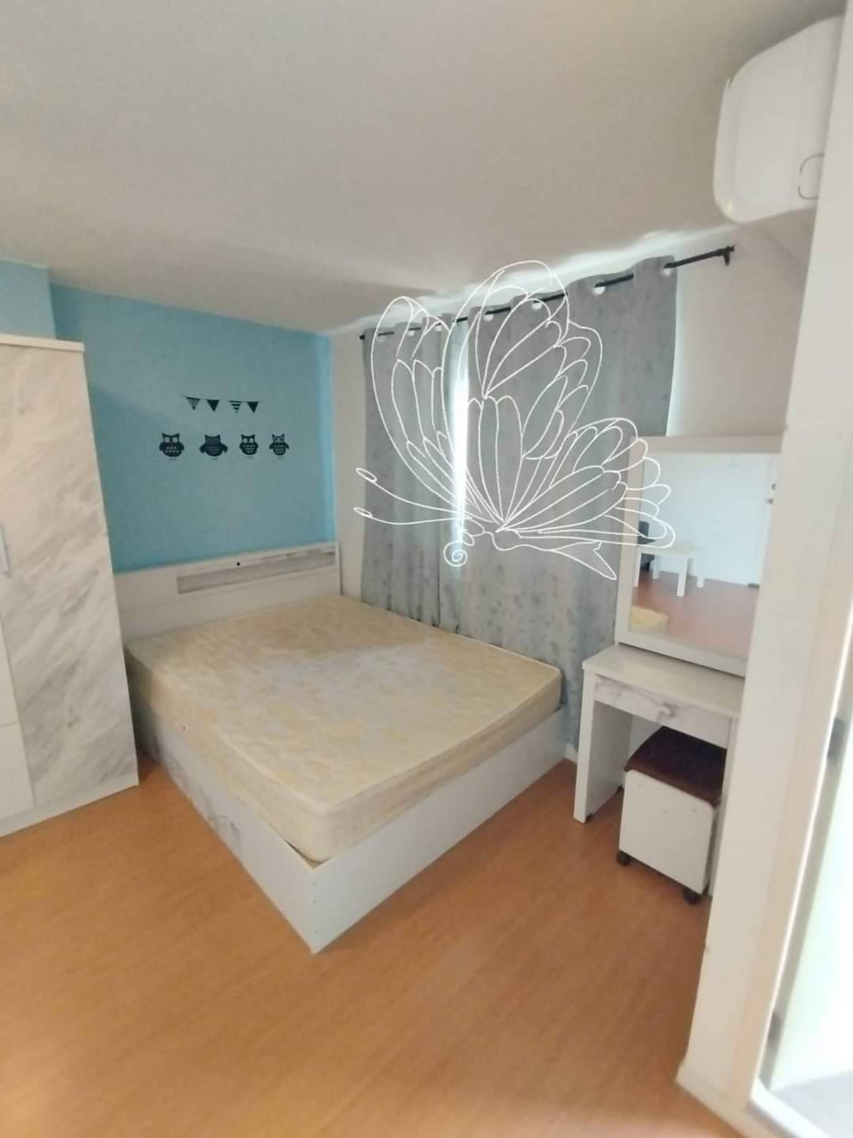 For RentCondoLadkrabang, Suwannaphum Airport : 🛟Condo for rent, Lumpini Condo Town Romklao Suvarnabhumi, near Airport link Lat Krabang-Suvarnabhumi Airport, beautiful room, room floor is tile, only 6500-